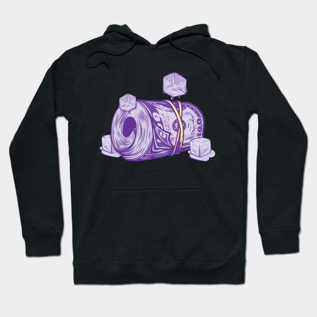 Lean spilled on the money stack Hoodie by deludedclothing